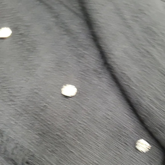 Rachel Zoe Black Double-Breasted Coat - Picture 4 of 8